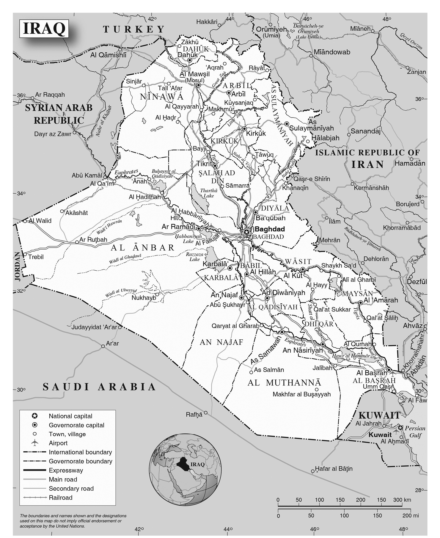 Map 1 Iraq courtesy United Nations Foreword I started this project not - photo 4