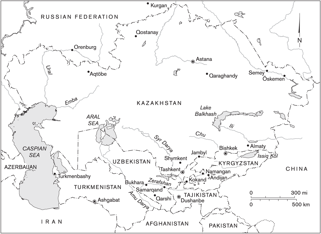 MAP 2 Central Asia current political boundaries MAP 3 Tajikistan and - photo 4