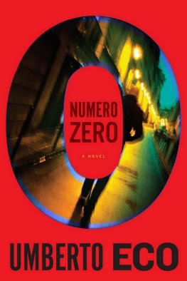 Umberto Eco Numero Zero