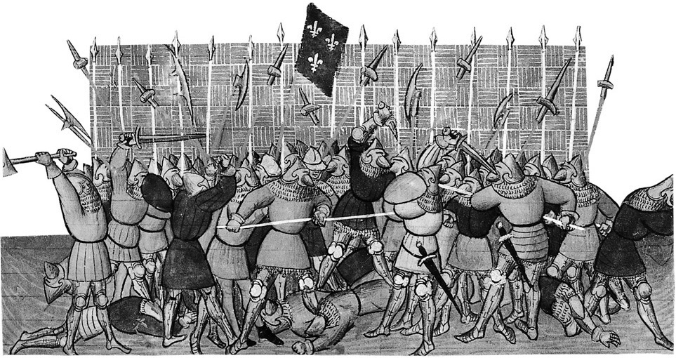 At Crcy in 1346 the English triumphed over the French From Les Chroniques de - photo 2