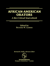 title African-American Orators A Bio-critical Sourcebook author - photo 1