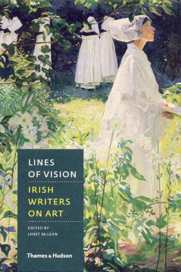 McLean - Lines of vision : Irish writers on art