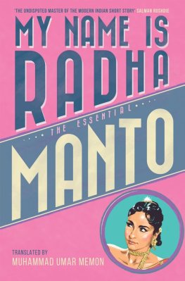 Saadat Manto - My Name Is Radha