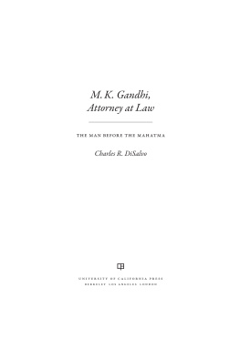 Gandhi - M.K. Gandhi, attorney at law : the man before the Mahatma