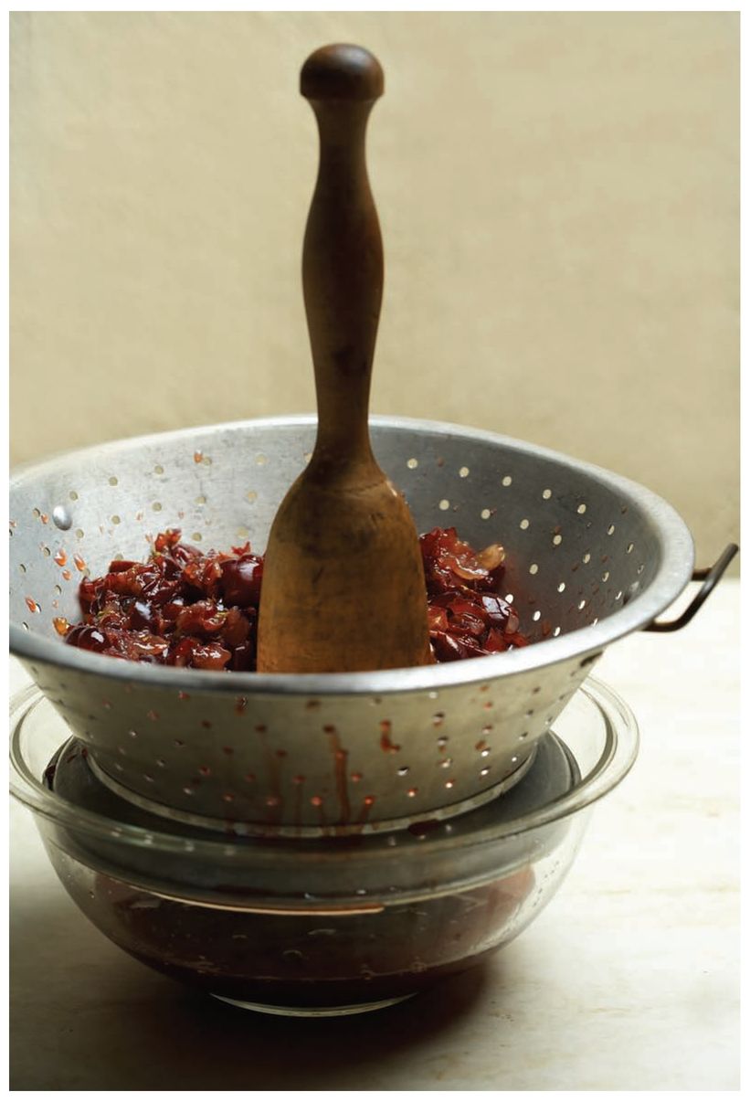 You dont need a wine press to extract juice from fruit a colander often works - photo 2