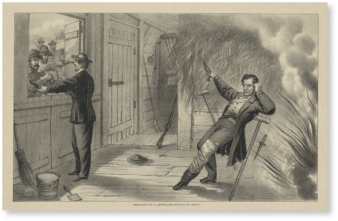 John Wilkes Booth Was Lincolns assassin cornered and killed in a burning - photo 2