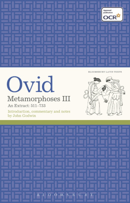 Ovid - Metamorphoses III: An Extract 511-733