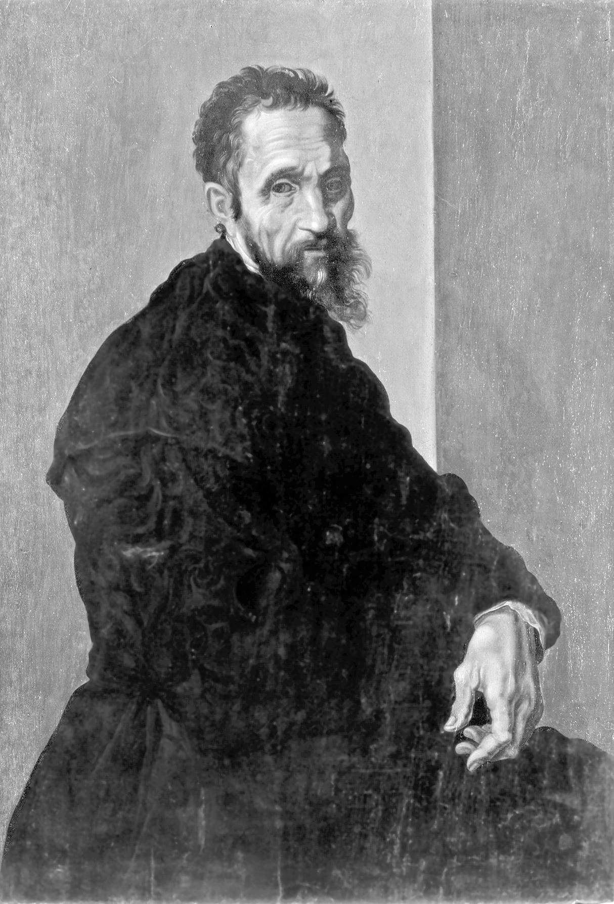 Portrait of Michelangelo Buonarroti by Jacopino del Conte ScalaArt Resource - photo 6