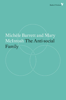 Barrett Michèle - The Anti-Social Family