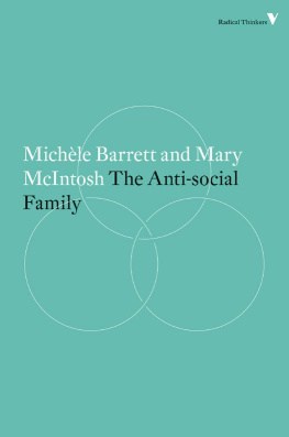 Barrett Michèle The Anti-Social Family