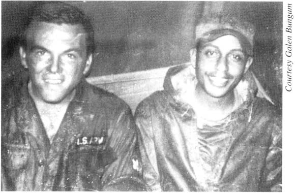 Galen Bungum left and Joe F Mackey two of the unhurt survivors of Lt Henry - photo 20