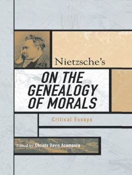 Christa Davis Acampora Nietzsches On the Genealogy of Morals