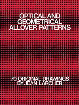 Larcher Jean - Optical and geometrical allover patterns : 70 original drawings