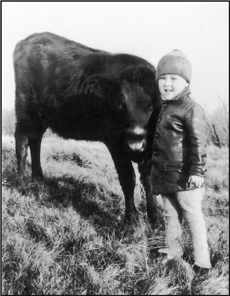 Age seven in clothes Mama made with my friend Sambo Aunt Carrie a measure - photo 4