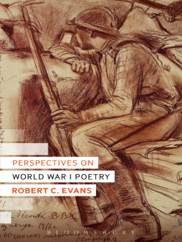 Evans - Perspectives on World War I poetry