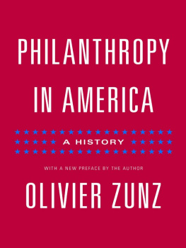 Olivier Zunz Philanthropy in America : a history