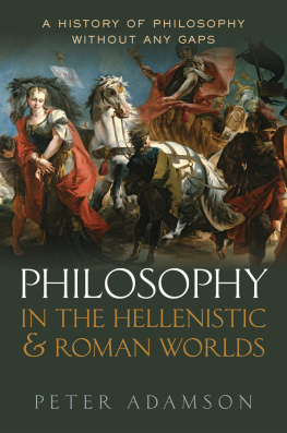 Adamson - Philosophy in the Hellenistic and Roman Worlds