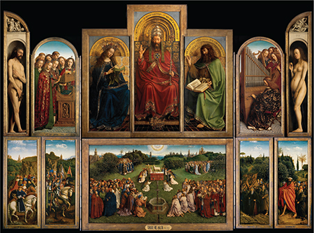 plate 1 The Van Eycks The Ghent Altarpiece 1432 Ghent St Bavos Cathedral - photo 3