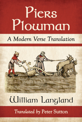 Langland William - Piers Plowman : a modern verse translation