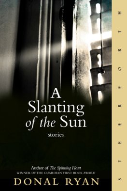 Donal Ryan - A Slanting of the Sun