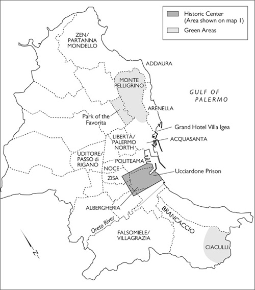 Map 2 The neighborhoods of Palermo Map 3 Western Sicily CHAPTER 1 The - photo 4