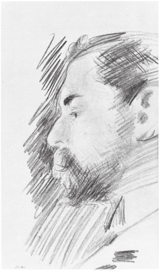 8 SELF-PORTRAIT late 1880s Pencil 8 x 4 Fogg Art Museum Harvard - photo 10