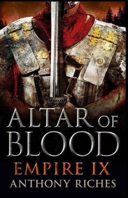 Anthony Riches - Altar of Blood
