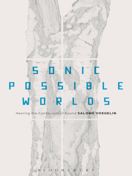 Voegelin - Sonic possible worlds : hearing the continuum of sound