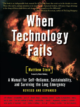 Matthew Stein When Technology Fails