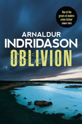 Arnaldur Indridason Oblivion