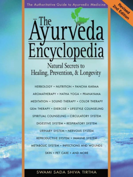 Swami Sadashiva Tirtha The Ayurveda Encyclopedia