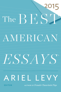 Als Hilton - The best American essays 2015