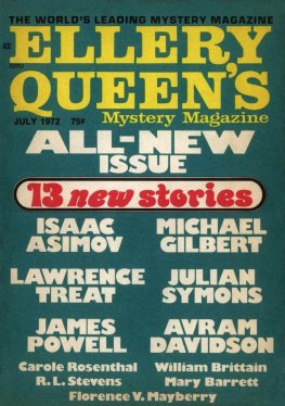 Unknown Ellery Queen’s Mystery Magazine, Vol. 60, No. 1. Whole No. 344, July 1972