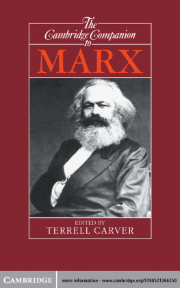 Marx Karl - The Cambridge companion to Marx