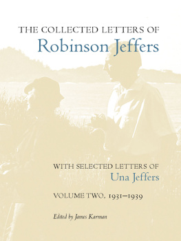 Jeffers Una The collected letters : with selected letters of Una Jeffers / Vol. 1 1890-1930