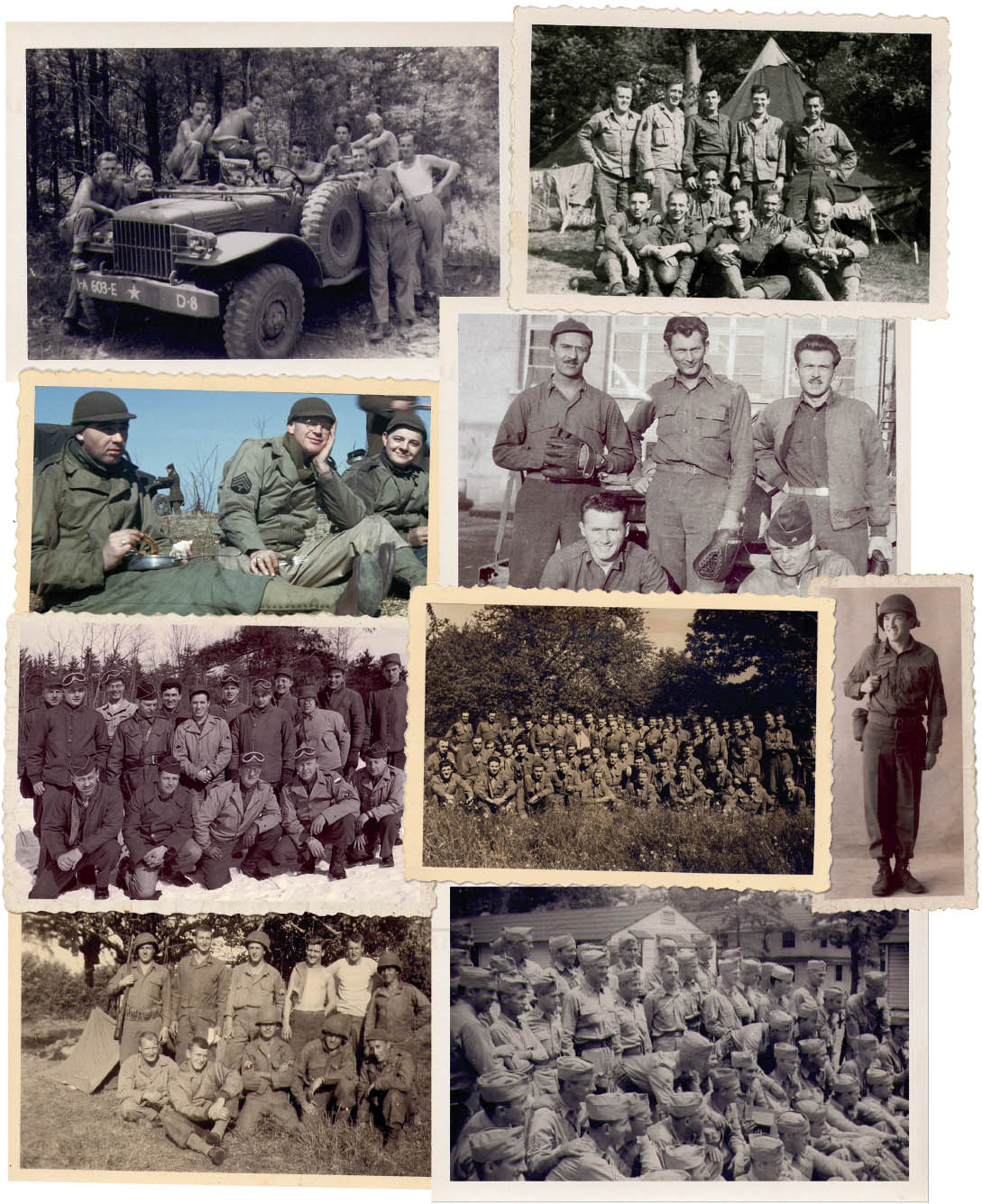 Some of the eleven hundred men of the Ghost Army Thirty years after the war - photo 6