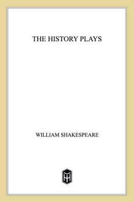 Shakespeare - The history plays