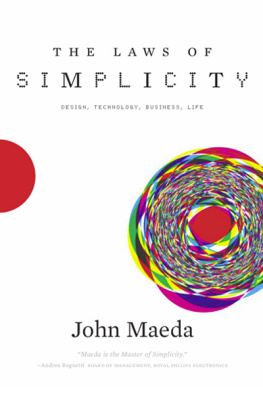 Maeda The laws of simplicity