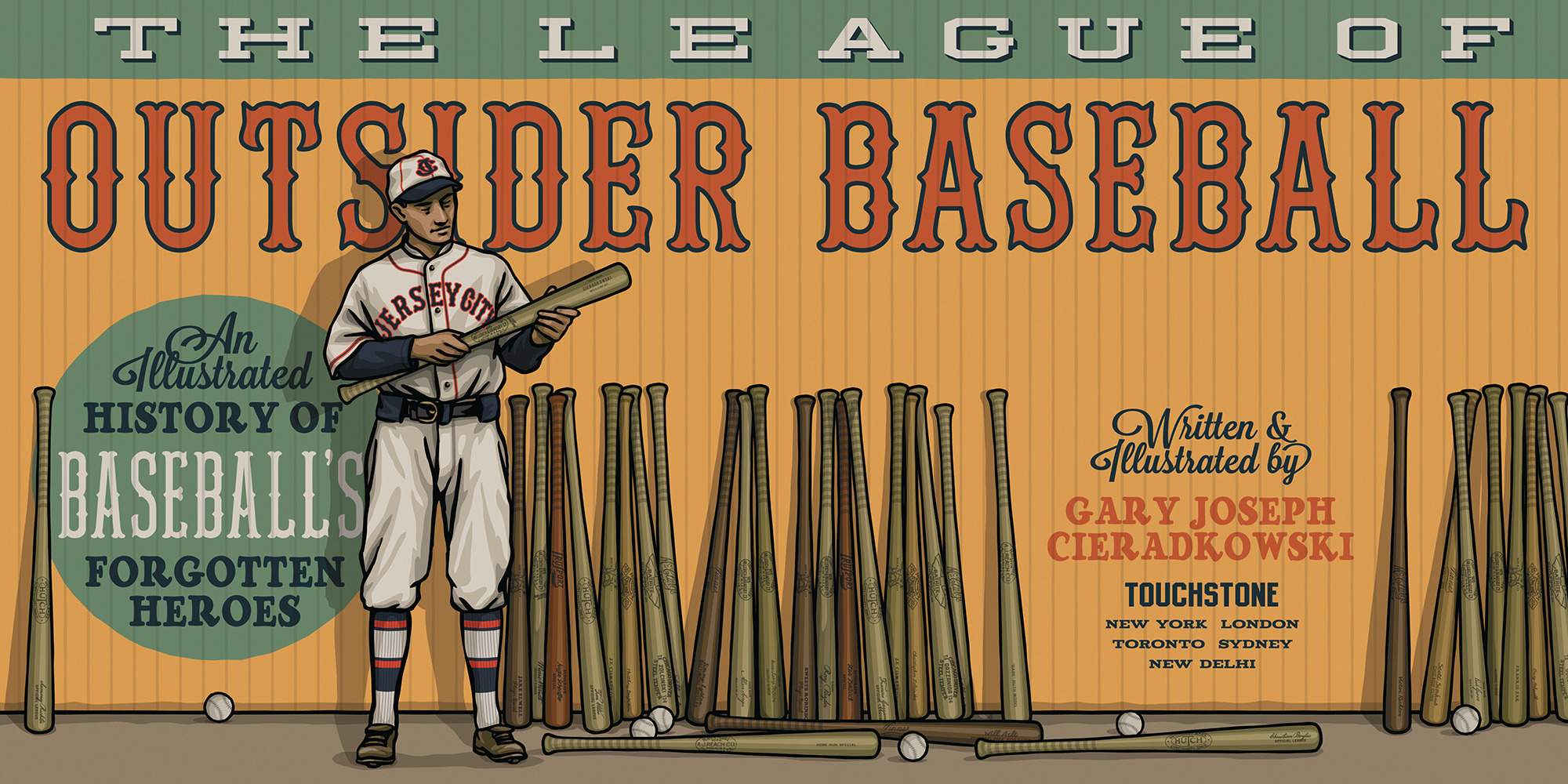 The league of outsider baseball an illustrated history of baseballs forgotten heroes - image 1