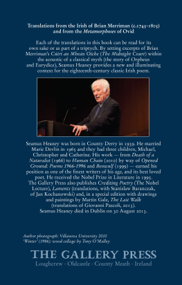 Heaney Seamus - The midnight verdict