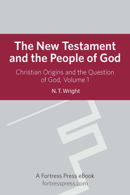 Christopher Wright - The New Testament and the People of God