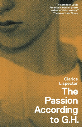 Lispector The passion according to G.H