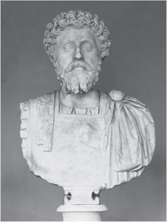 F Bust of Marcus Aurelius second century AD from the villa at Chiragan now - photo 16