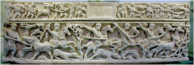 G Sarcophagus with hunting scenes late fourth century AD from - photo 17