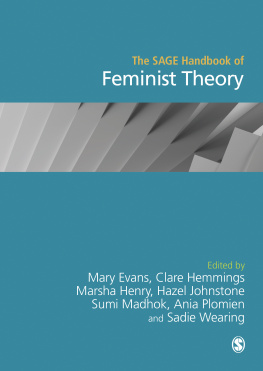 Evans Mary - The SAGE Handbook of Feminist Theory