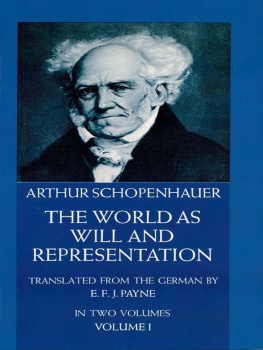 Arthur Schopenhauer - The World as Will and Representation, Vol. 1