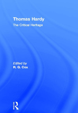 Hardy Thomas - Thomas Hardy : the critical heritage