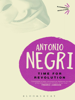 Negri - Time for revolution
