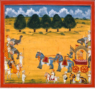 The Kurukshetra Battle from The Mahabharata The British Library Board Or - photo 1