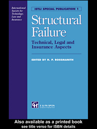 title Structural Failure Technical Legal and Insurance Aspects - photo 1